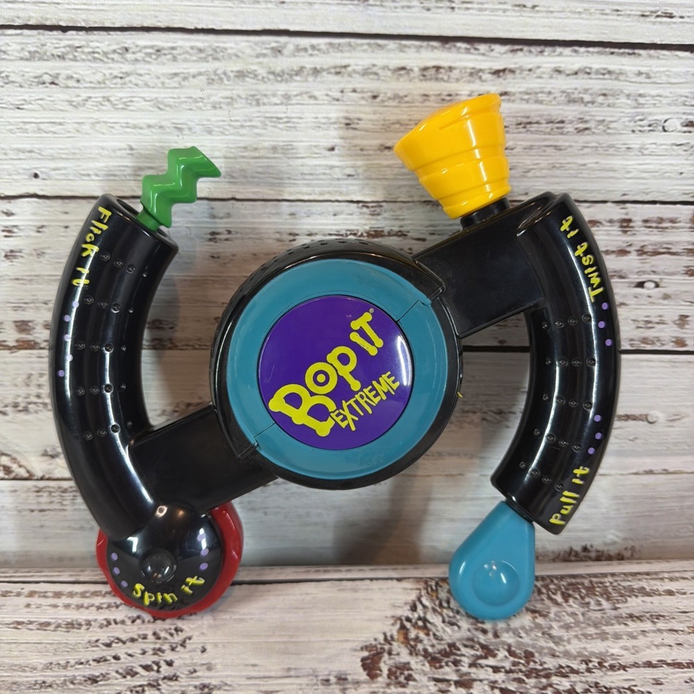 Bop It Extreme 1998 Hasbro Electronic Handheld Game VTG Toy Retro Tested WORKING